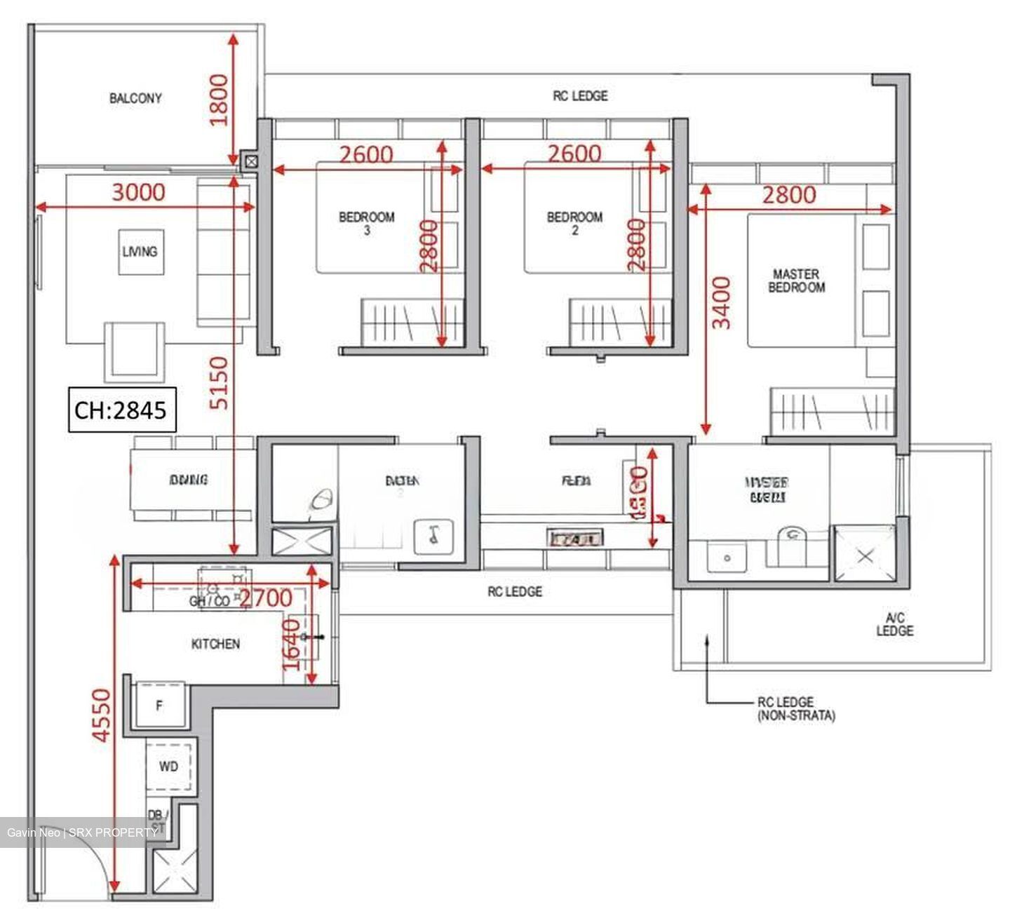 Lentor Modern (D26), Apartment #537107991